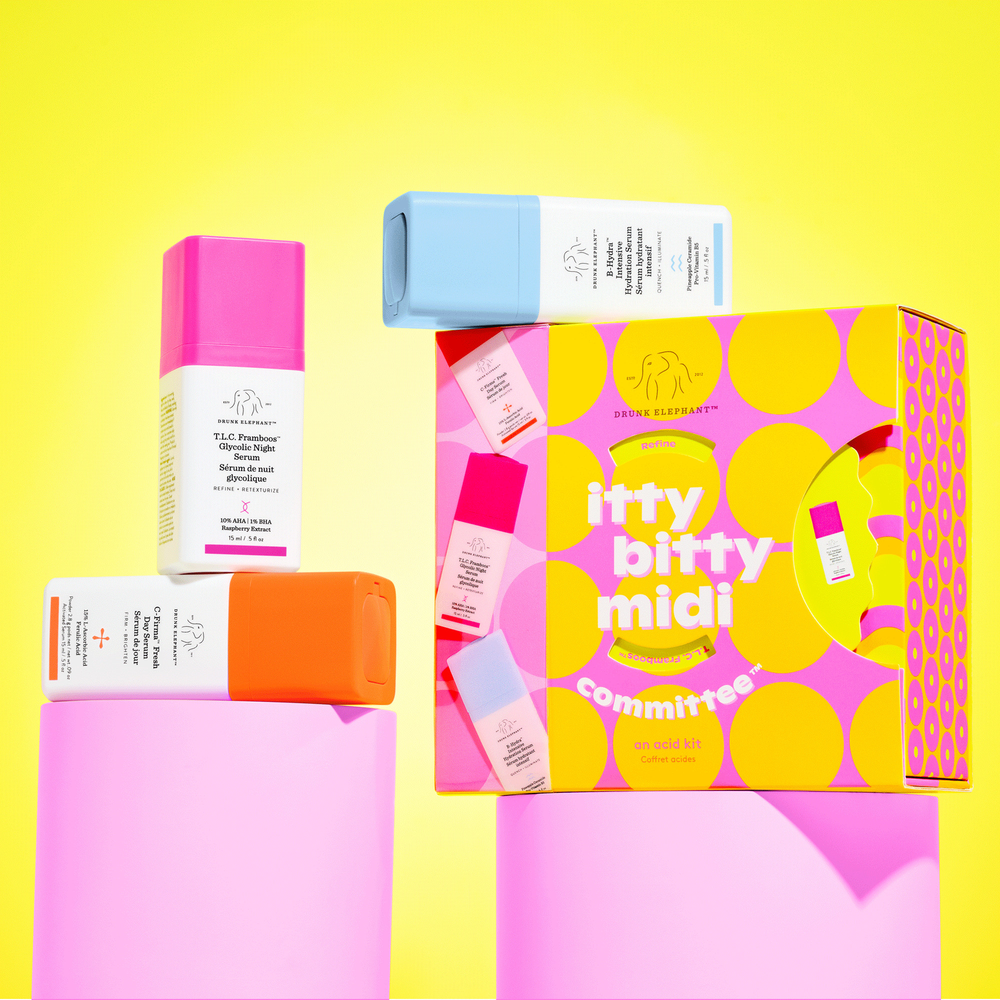 Itty Bitty Midi Committee: An Acid Kit ($99 value) | Drunk Elephant