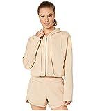 Alo Yoga Women's Cruiser Crop Jacket, Putty, Extra Small | Amazon (US)
