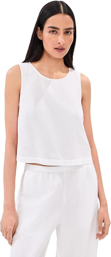 LE BOP Women's Margot Linen Blouse | Amazon (US)