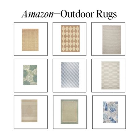 AMAZON OUTDOOR RUGS ON A BUDGET!