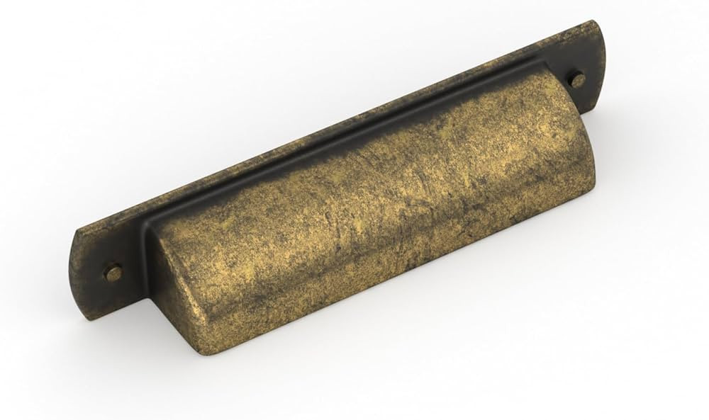 goldenwarm 10 Pack Kitchen Cabinet Handles 3 inch(76mm) Vintage Drawer Pulls Brass Cabinet Handle... | Amazon (CA)