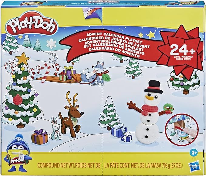 Play-Doh Advent Calendar Toy for Kids 3 Years and Up with Over 24 Surprise Accessories, Playmats,... | Amazon (US)