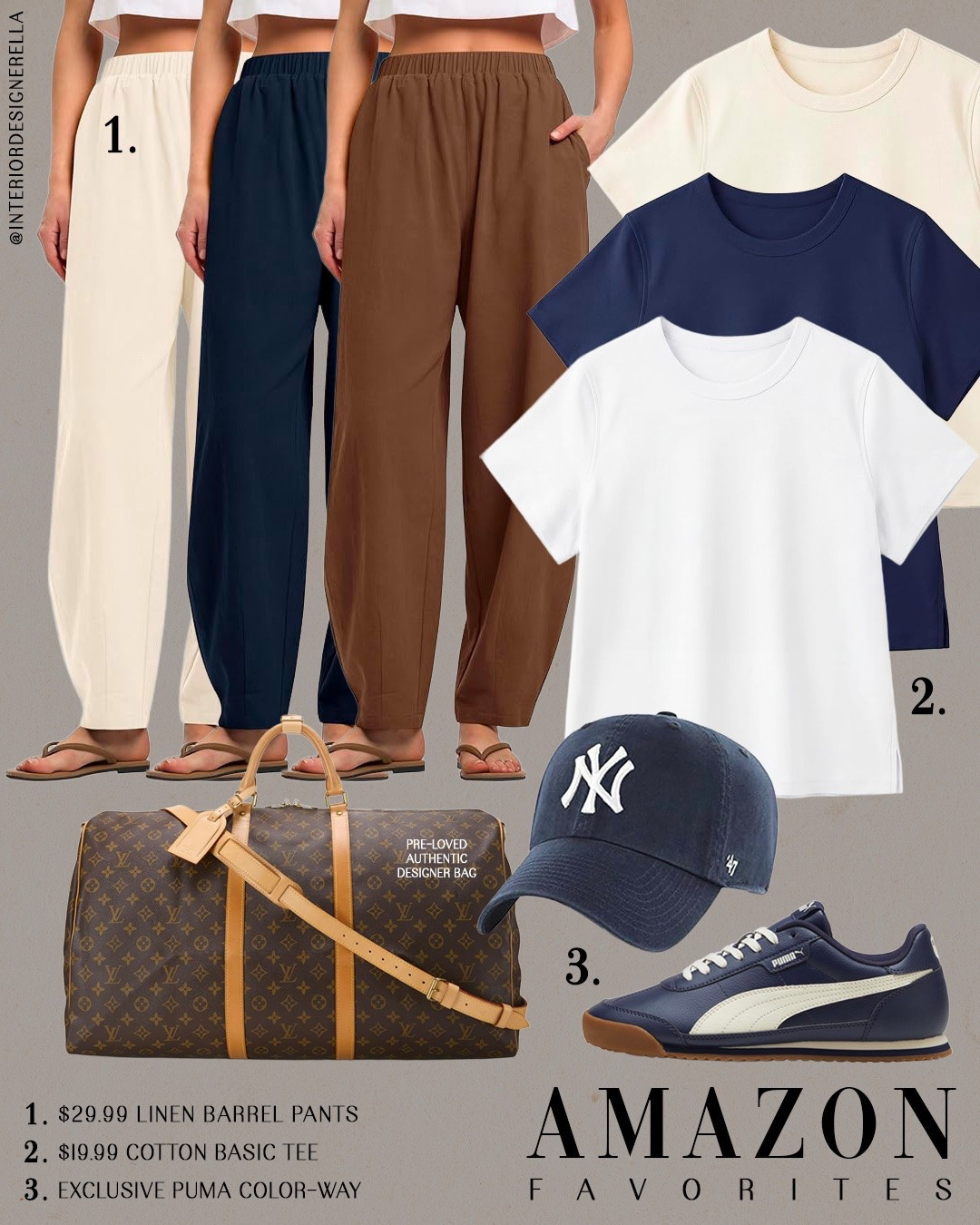 $19.99 basic cotton tees + $29.99 linen blend barrel pants!✨ Click on the “Amazon ootd” collections on my LTK to shop!🤗 Have an amazing day!! Xo!!

#LTKootd #LTKActive #LTKTravel