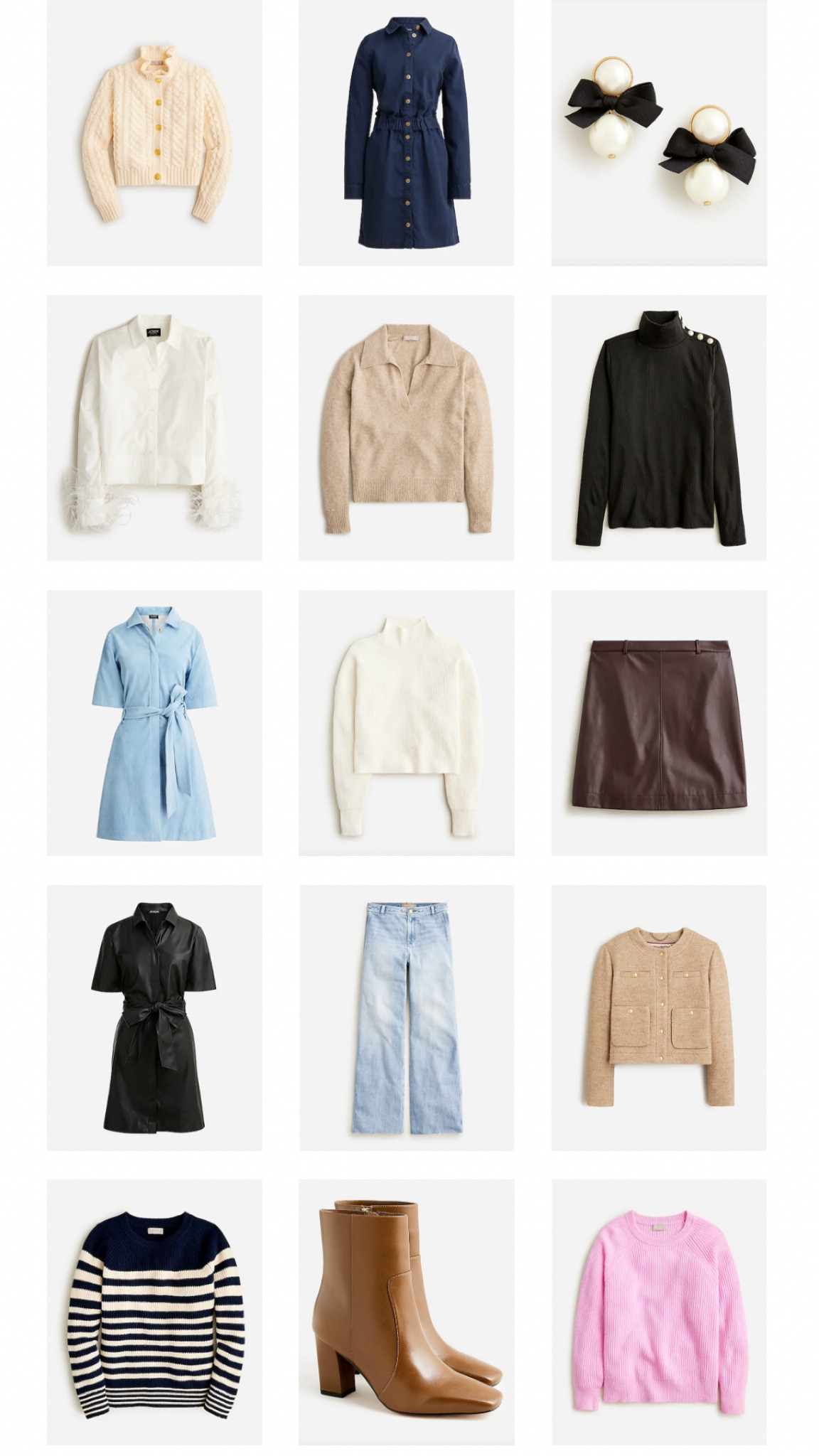 J. Crew October New Arrivals. All the perfect colors for fall!! Major crushing on the blue suede dress 🤩

I wear an XS in most items at J. Crew and a 26 in bottoms there! 

#LTKSeasonal #LTKHoliday #LTKfamily