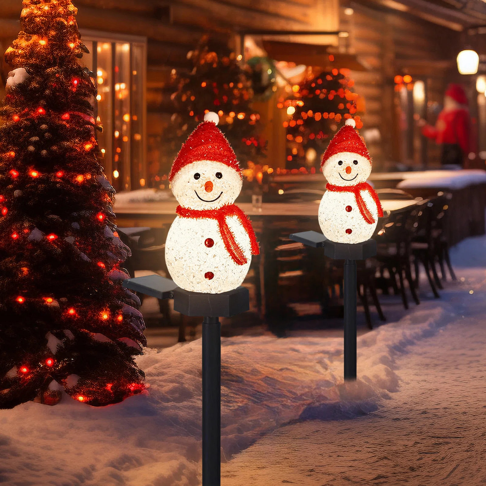 The Holiday Aisle® Solar Outdoor Lights Waterproof Christmas Lights for Backyard Pathway Decor &... | Wayfair North America