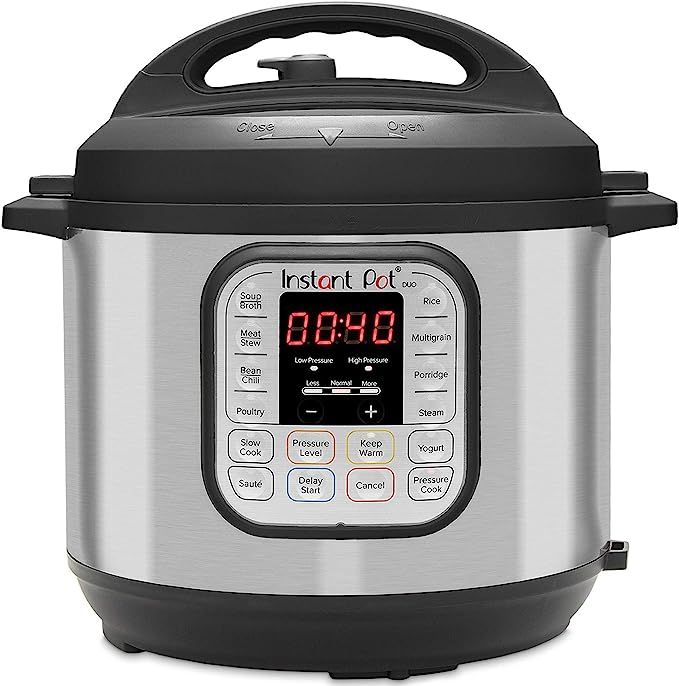 Instant Pot Duo 7-in-1 Electric Pressure Cooker, Sterilizer, Slow Cooker, Rice Cooker, Steamer, S... | Amazon (US)
