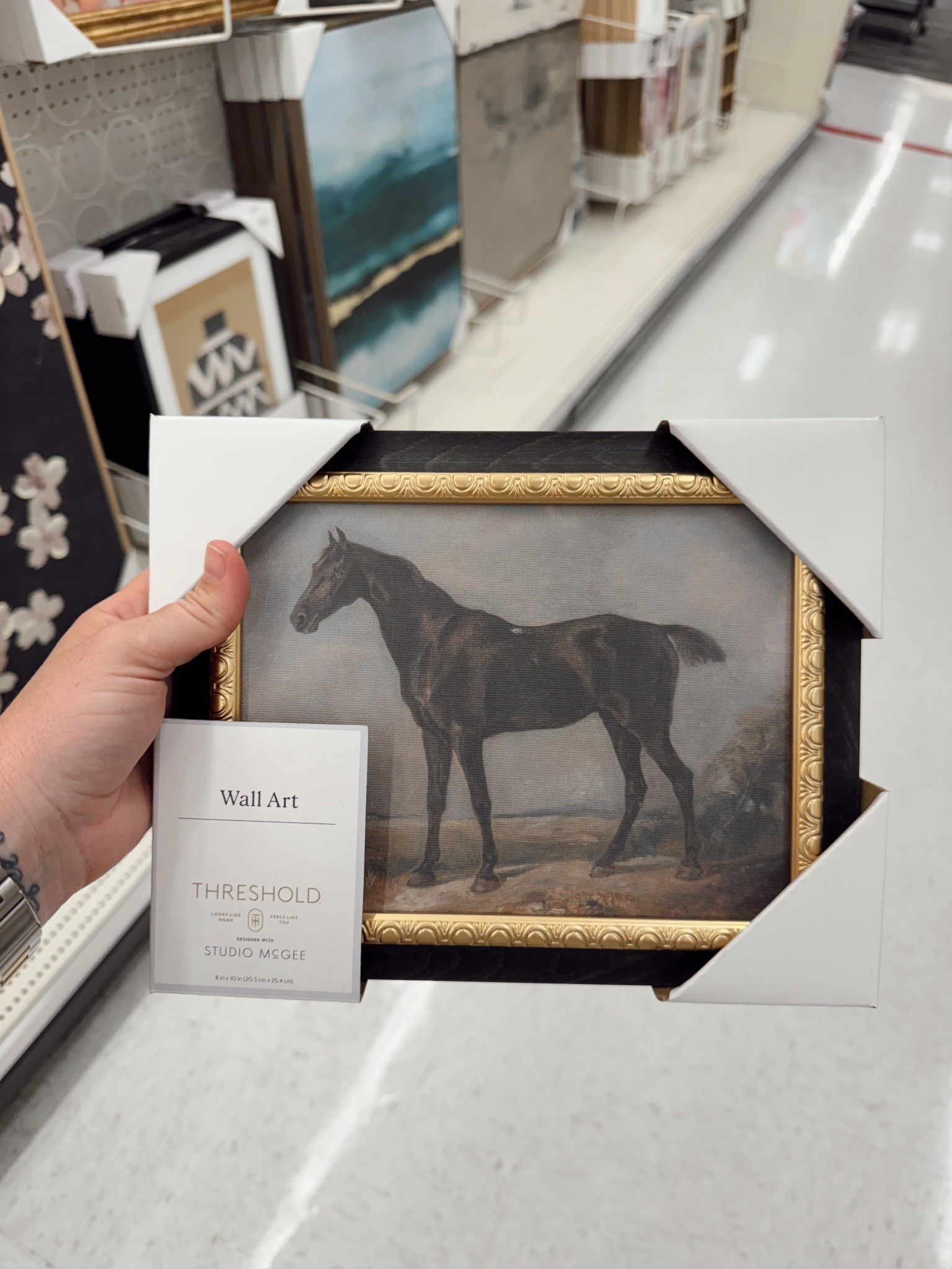 This vintage horse print from Target would be great for a home office.

#LTKHome