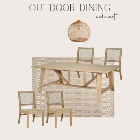 Outdoor dining set, patio dining furniture, solar powered pendant light with remote 

#LTKSeasonal #LTKhome #LTKunder50