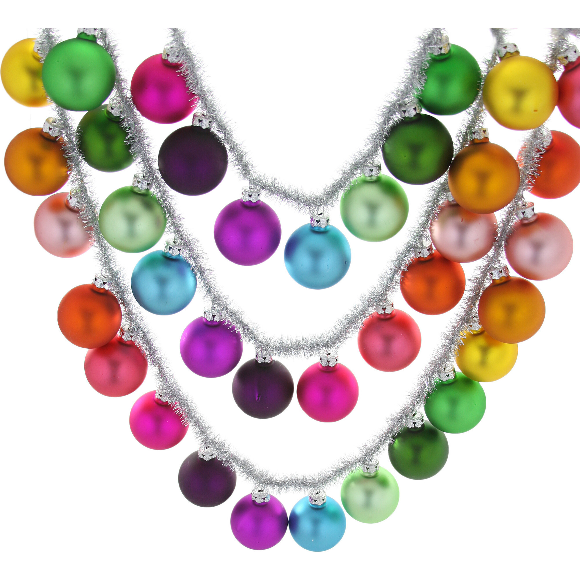 Ornament Garland, Silver | Maisonette