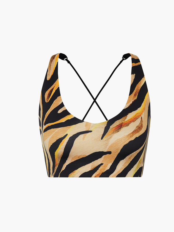 Wildcat Strappy-Back Tank Top in Brown & Multi | SAVAGE X FENTY UK United Kingdom | Savage X Fenty UK