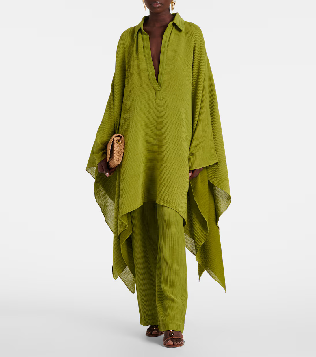 Guadalupe pleated kaftan | Mytheresa (US/CA)