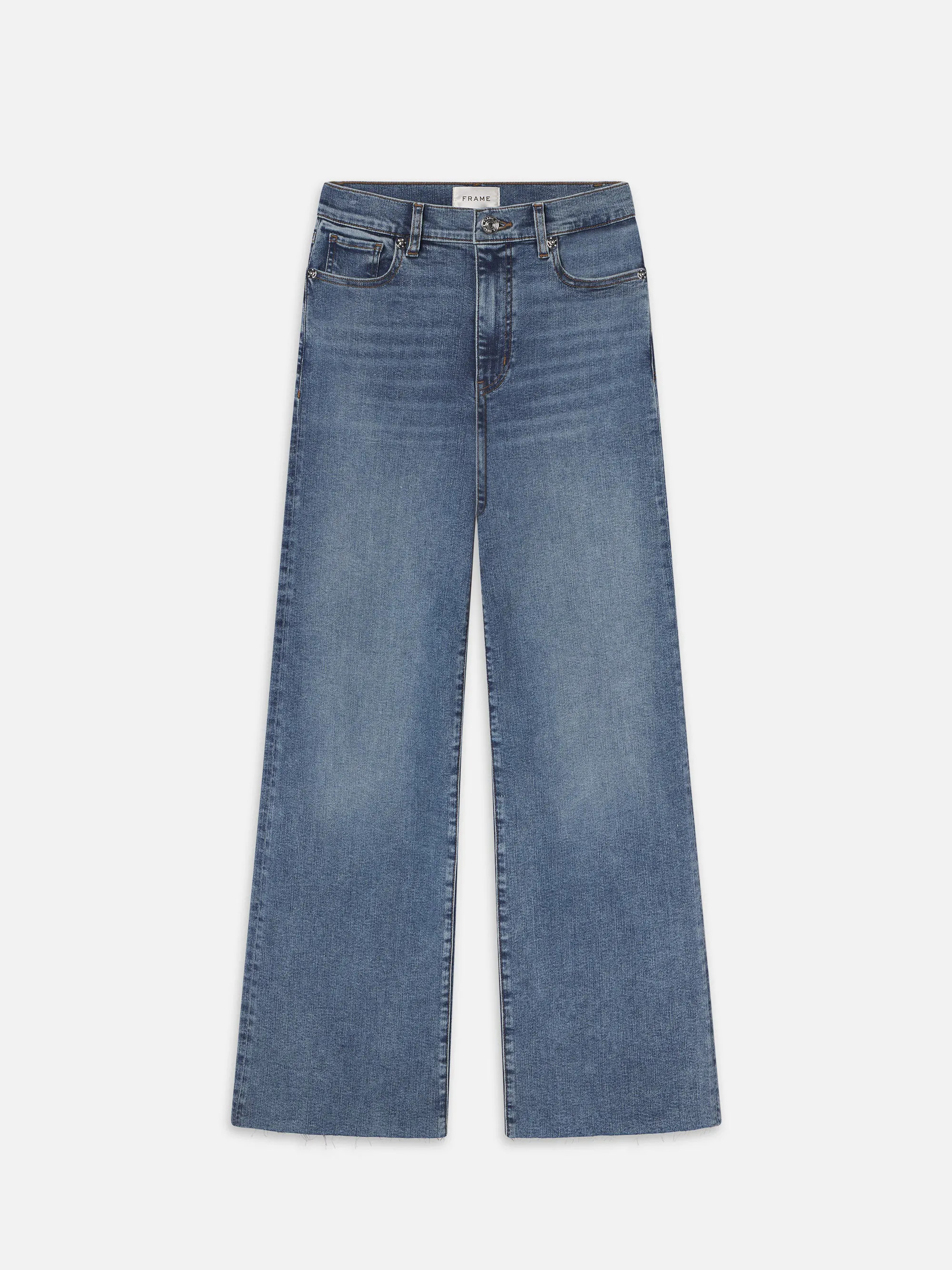 Le Slim Palazzo  in  Rowley Raw After | Frame Denim