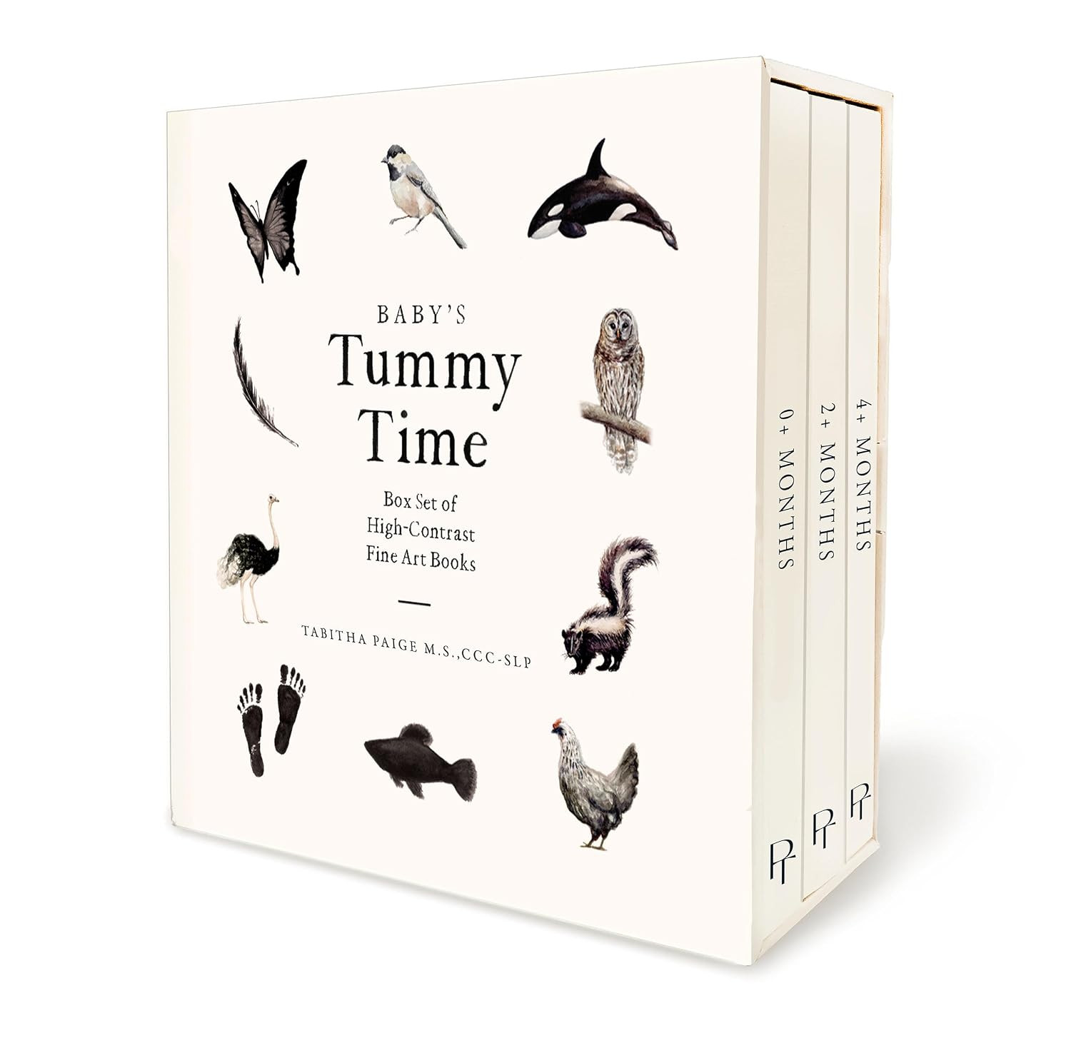 Baby's Tummy Time Book Box Set: A 3-Book Box Set of High-Contrast Art for Visual Stimulation at Tummy Time (Our Little Adventures Series) | Amazon (US)