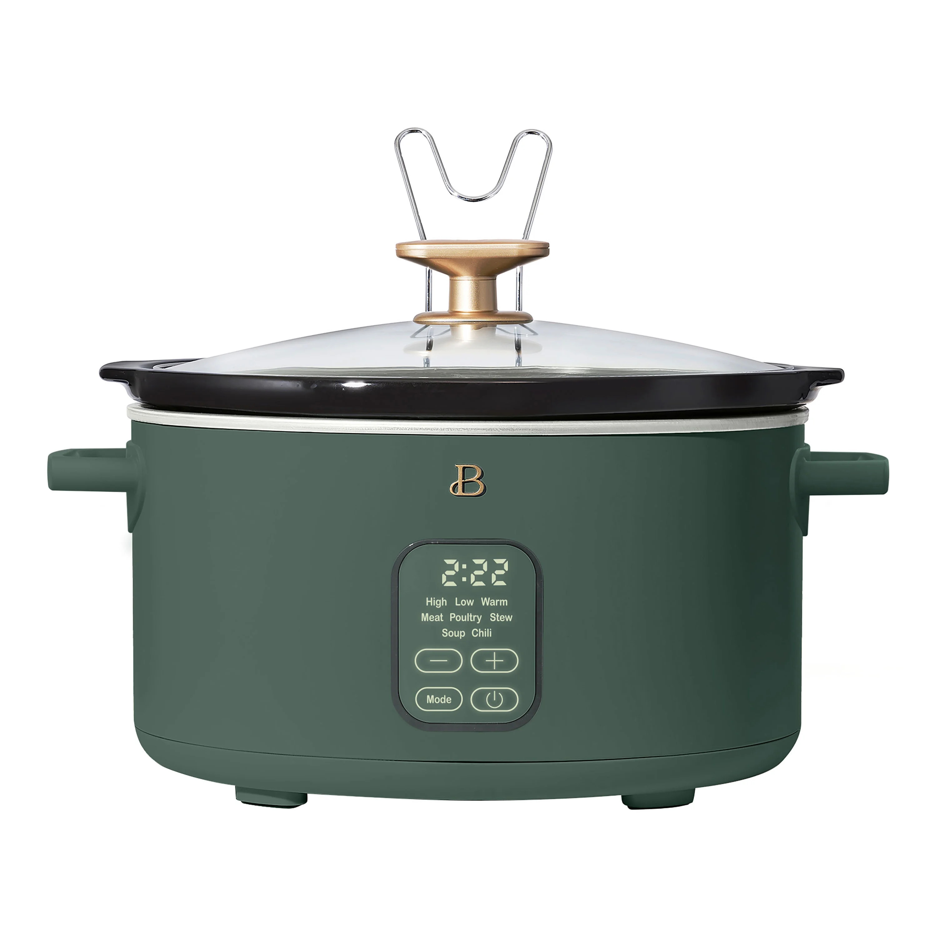 Beautiful 6 Qt Programmable Slow Cooker, Thyme Green by Drew Barrymore | Walmart (US)