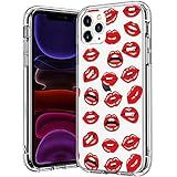 bicol iPhone 11 Pro Max Case,Sexy Lips Pattern Clear Design Transparent Plastic Hard Back Case with  | Amazon (US)