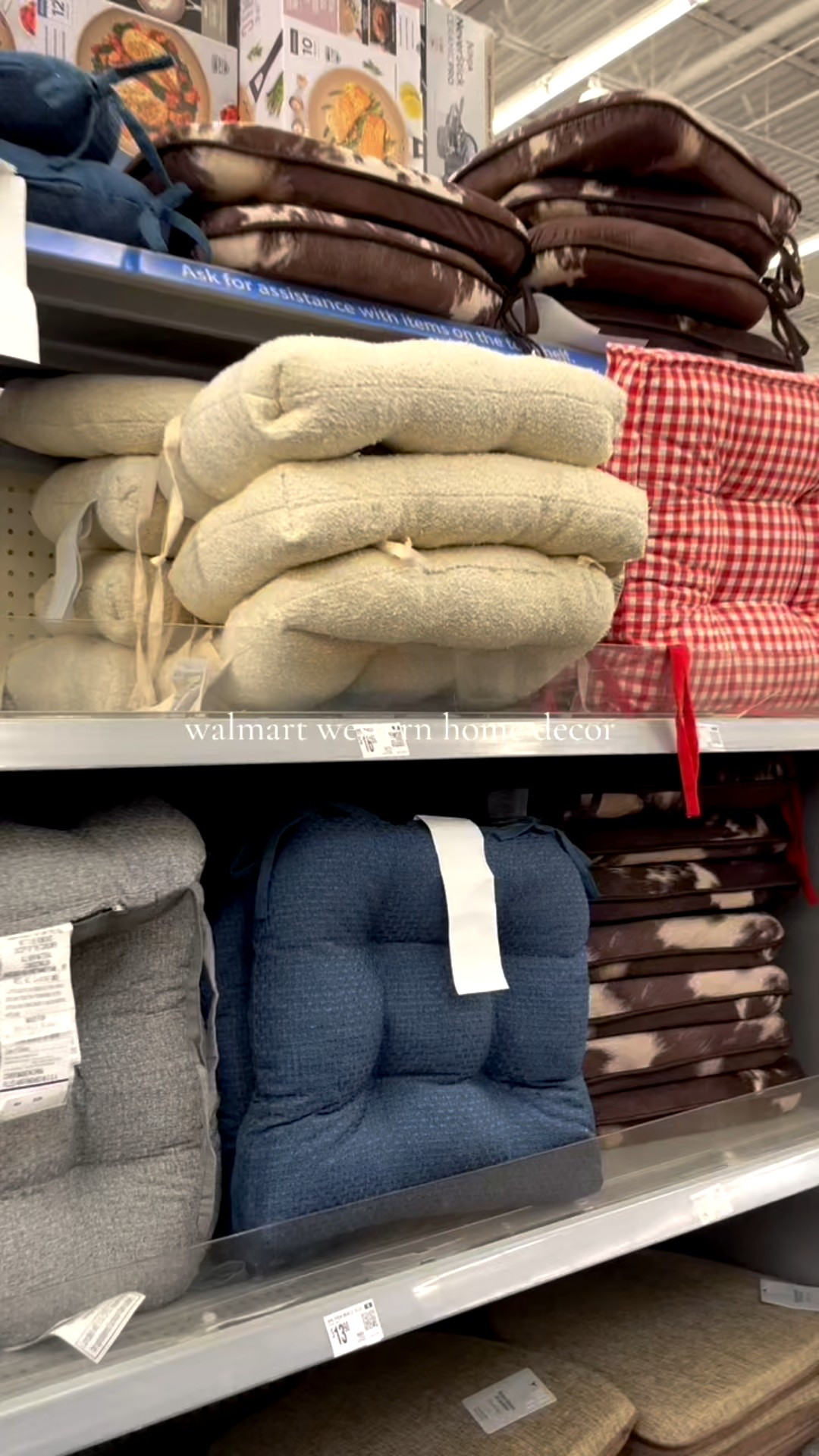 Walmart with another one! These cow print seat cushions are so cute! 
#walmartfinds #western #homedecor

#LTKHome