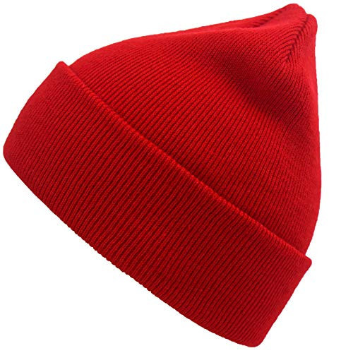 MaxNova Men's Red Beanie | Amazon (US)