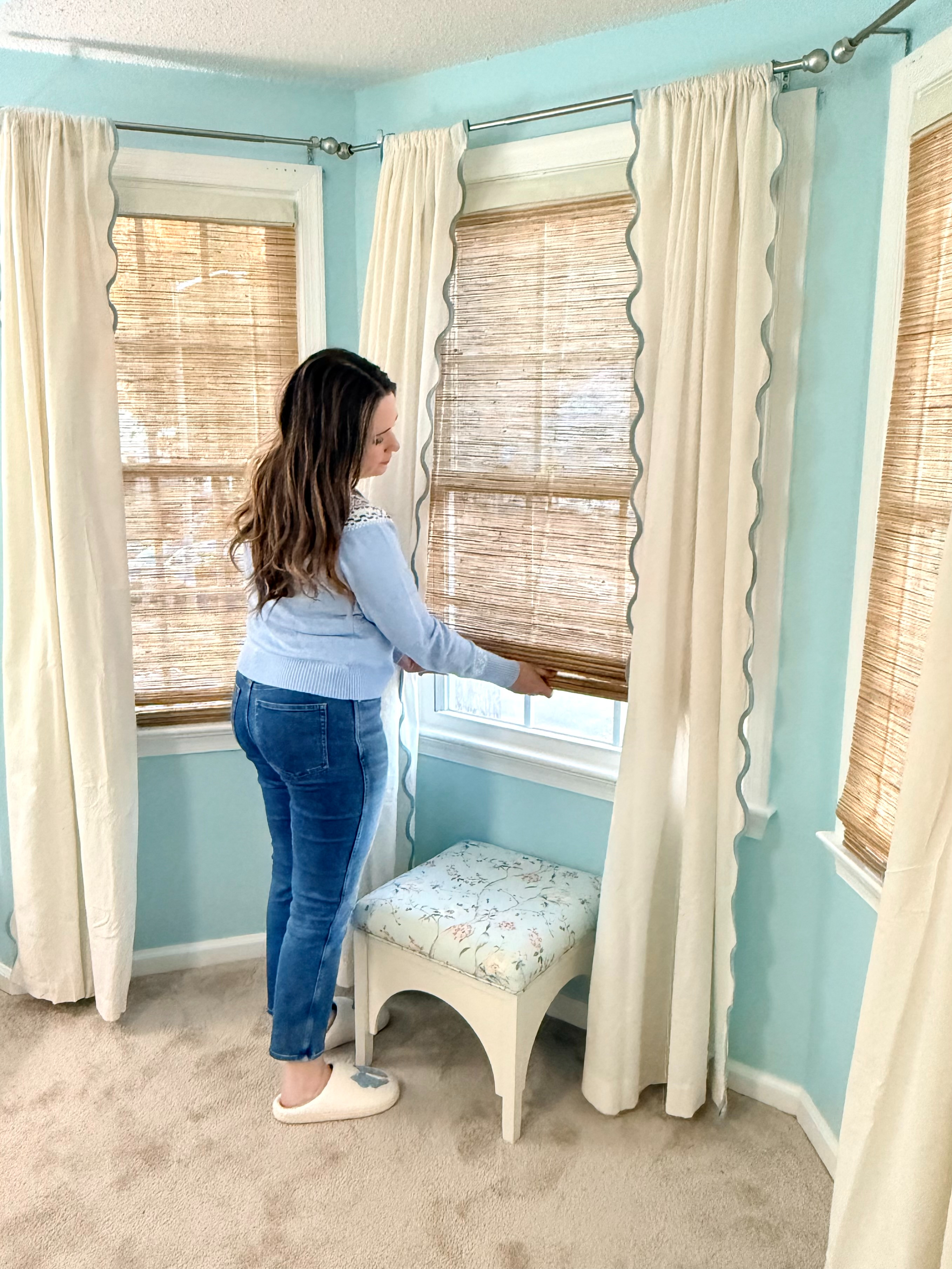 Wooden Shades || Bamboo Shades || Window Treatments || Affordable Curtains  

 #LTKHome