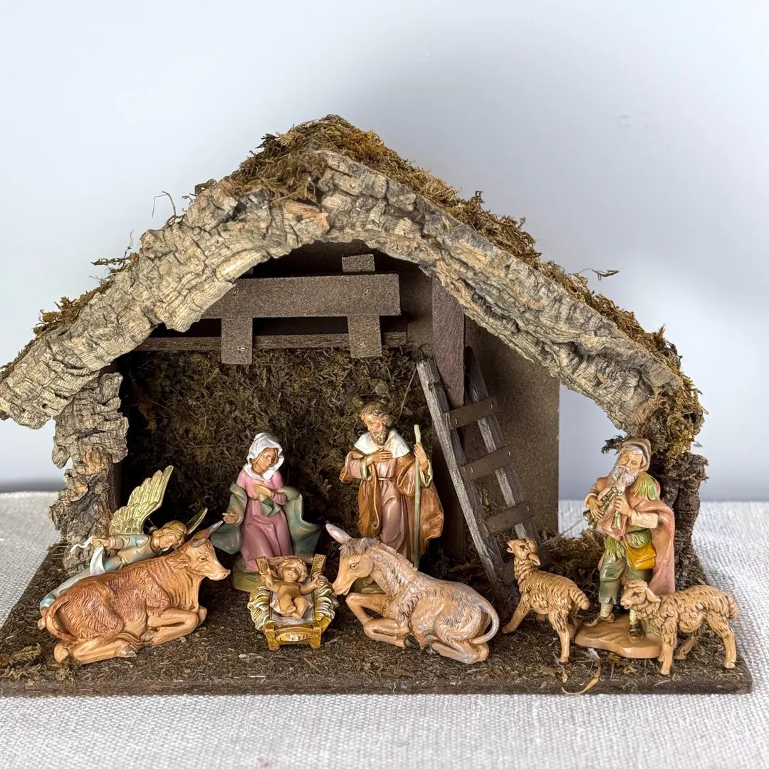 Vintage 1990’s Italian Fontanini Ten-piece Heirloom Nativity Set 5” Collection - Holy Family ... | Etsy (US)