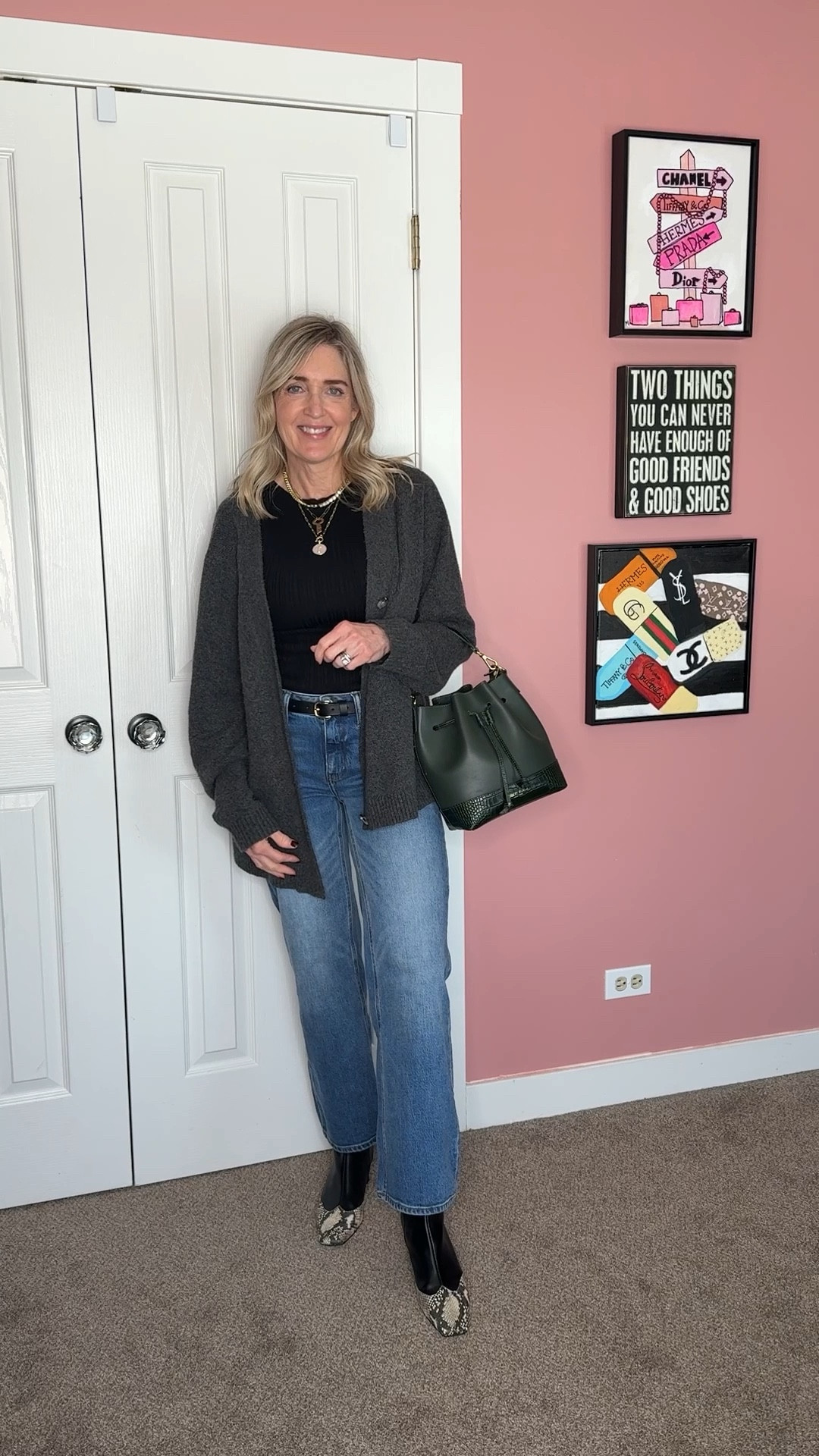 Winter outfits for women. Date night outfit. Outfits with jeans. Affordable outfits.

Quince cashmere tank top size XS. Quince straight leg denim size 25. Steve Madden booties true to size.

#LTKootd #LTKOver40 #LTKgrwm