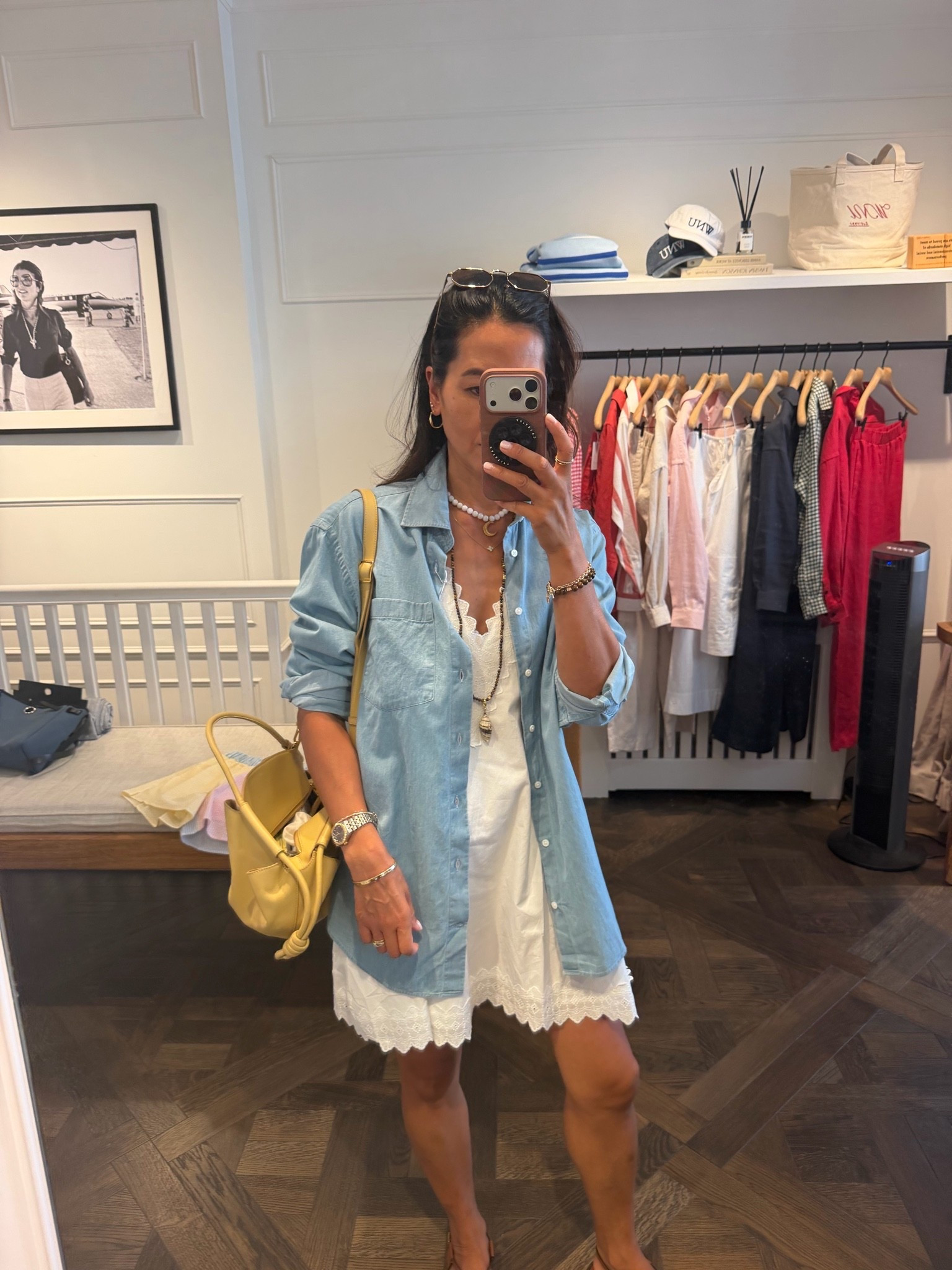 Tried on this chambray oversized blue shirt in size 10 and love the fit and shape. Fabric so nice too!

#LTKuk #LTKsummer #LTKeurope