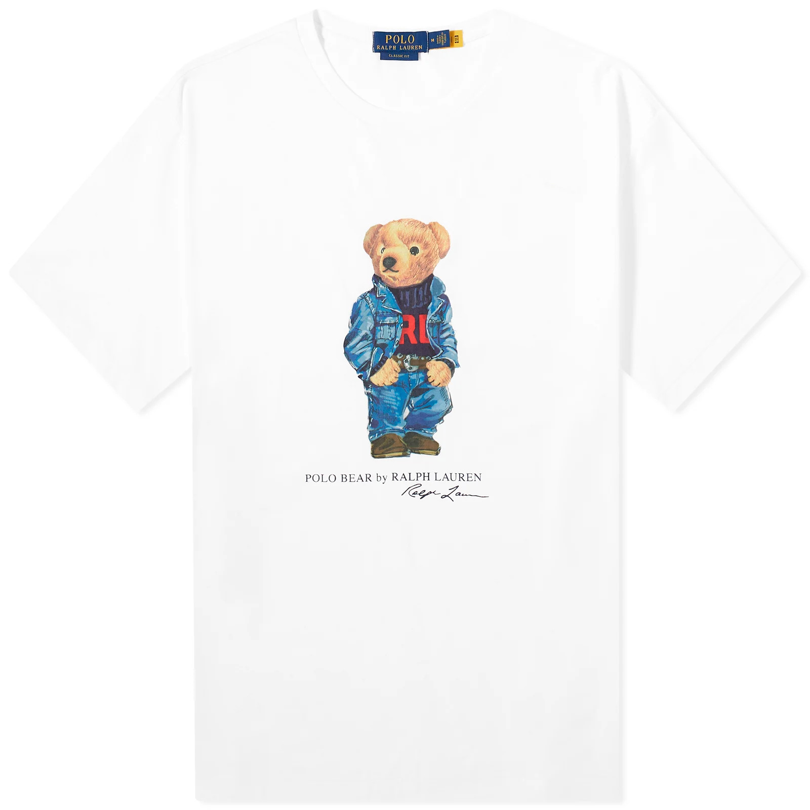 Polo Ralph Lauren Denim Bear T-Shirt White | END. | End Clothing (US & RoW)