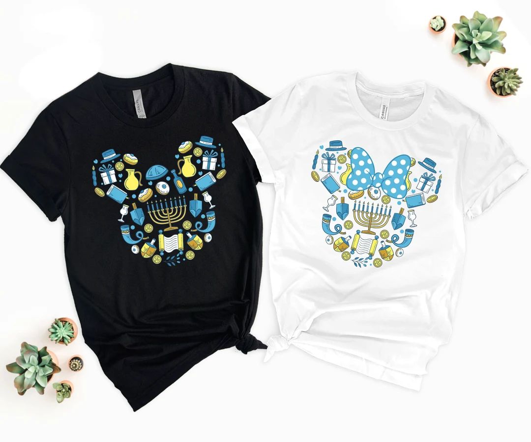 Disney Mickey and Minnie Shirt Disney Hanukkah Shirt Disney - Etsy | Etsy (US)