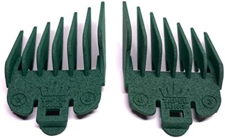 Taper King Hair Clipper Guide Comb Guard Set - Fool Proof Tapers & Fades at Home! Emerald (#3 to ... | Amazon (US)