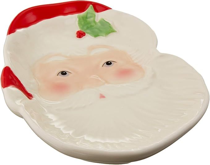 Lenox Holiday Santa Spoon Rest Red & Green, 1.75 LB | Amazon (US)