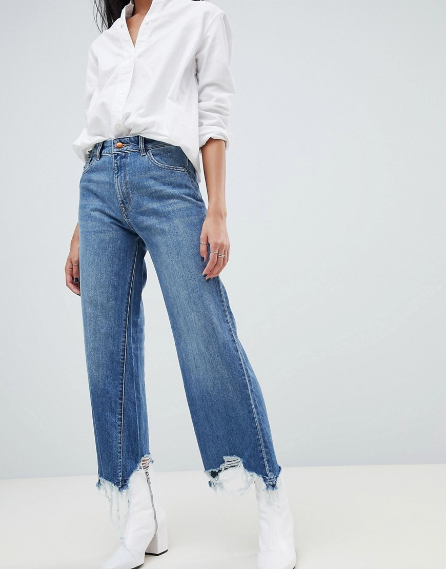 DL1961 Hepburn high rise wide leg jean-Blue | ASOS (Global)
