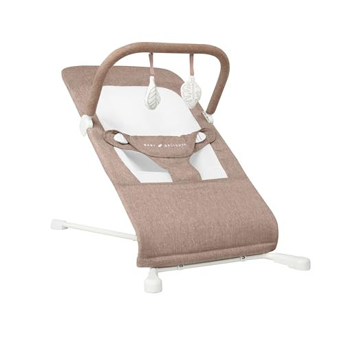 Baby Delight Highland Baby Bouncer | Infant | 0 – 6 Months | 3-Position Recline | Mocha Tweed | Amazon (US)