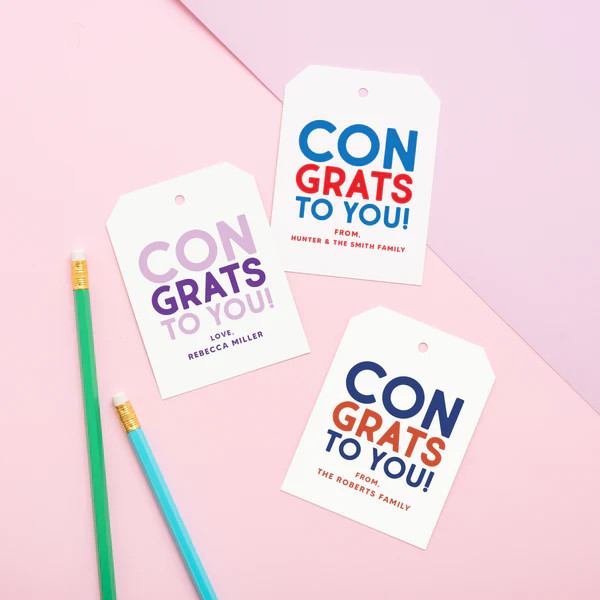 Congrats To You Gift Tags | Joy Creative Shop