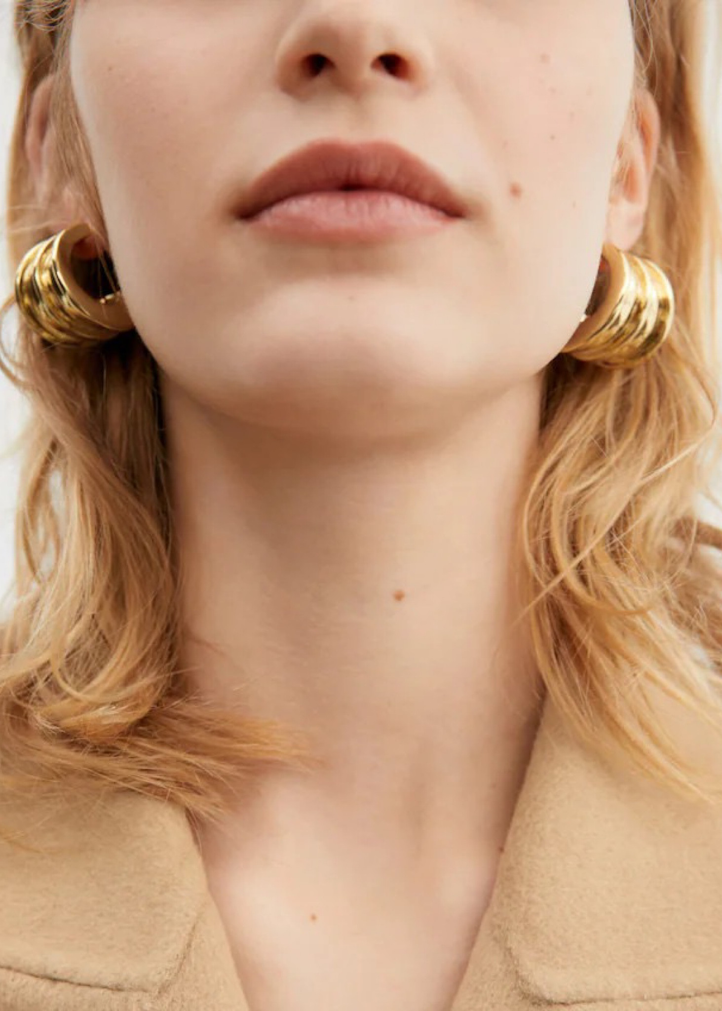 Lydia Tomlinson Satin hoop earring … curated on LTK