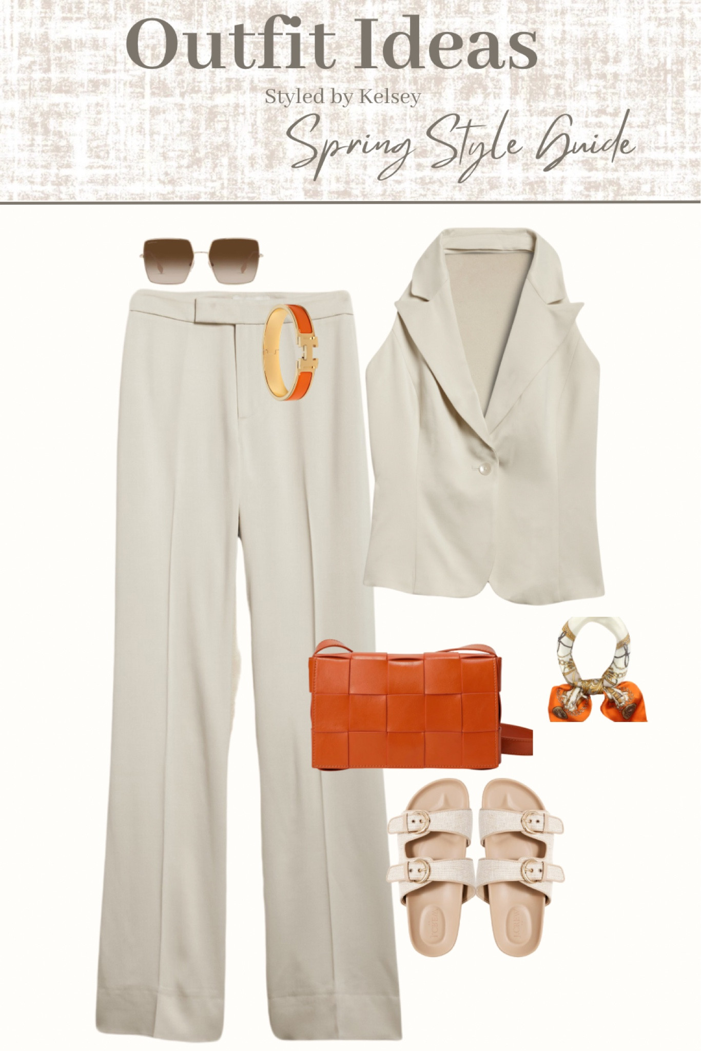 Casual chic outfit inspo for your next vacation. This ivory pant set from banana republic is perfect for an elegant spring and summer daytime look. 

#LTKstyletip #LTKeurope #LTKSeasonal