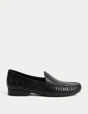 Leather Slip On Flat Loafers | Marks & Spencer (UK)