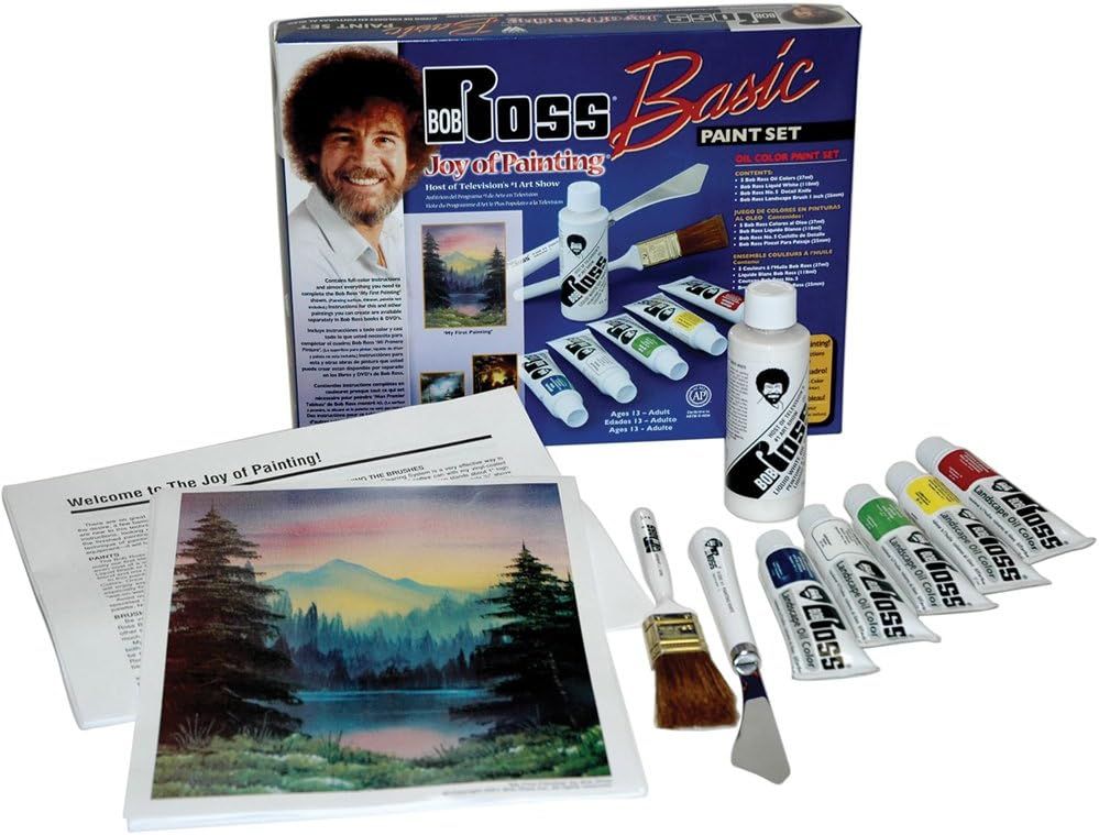 Martin/ F. Weber Bob Ross Basic Oil Paint Set (R6505) | Amazon (US)