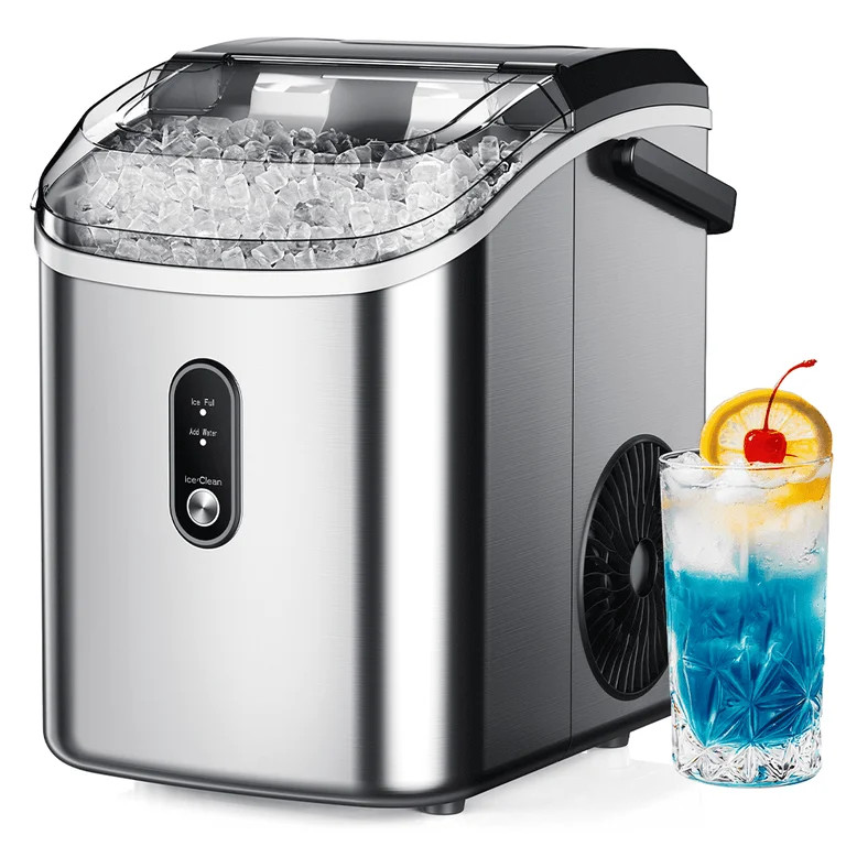 Simzlife 35lbs/24H Nugget Ice Maker Countertop,Portable Ice Maker Machine with Auto-Cleaning, Sil... | Walmart (US)