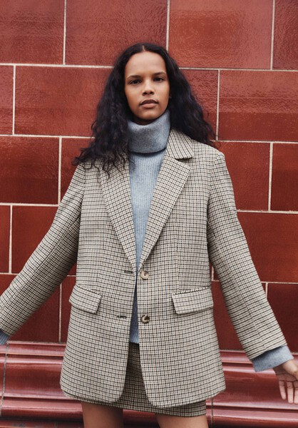 Esmae Checked Blazer | Hush UK