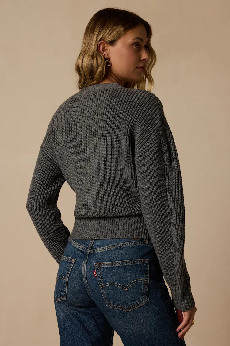 Annie Grey Belted Cardigan Sweater | Lulus