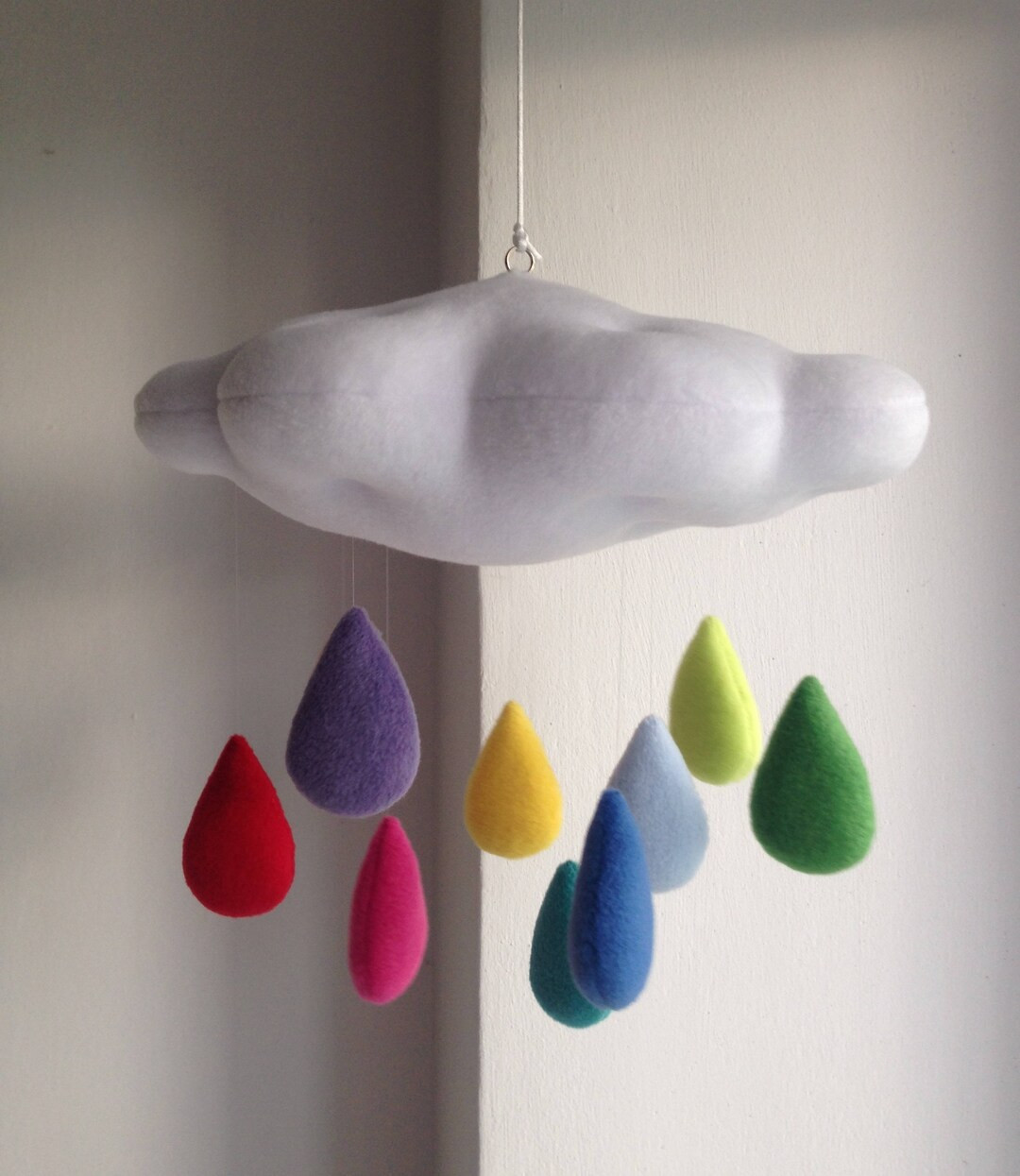 Rainbow Cloud, Crib Baby Mobile, Cloud Mobile - Etsy UK | Etsy (US)
