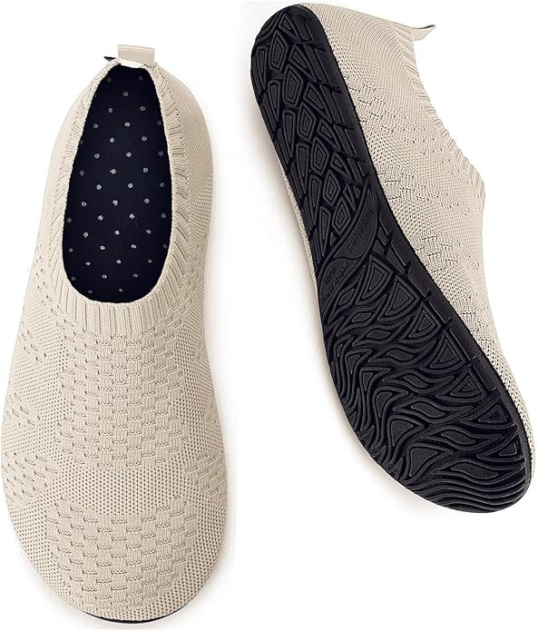 WateLves Barefoot Water Shoes for Women Men Travel Slippers Socks House Shoes Quick-Dry Aqua Sock... | Amazon (US)