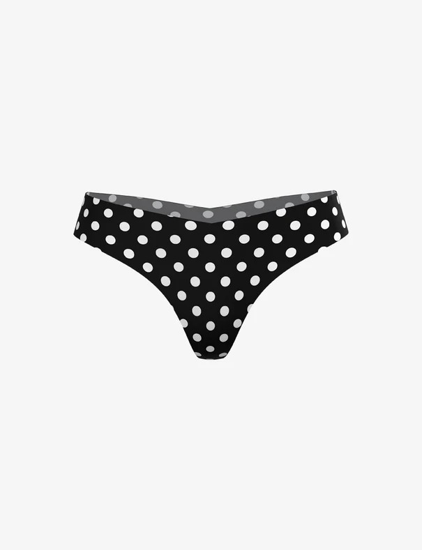 Classic Print Thong | commando