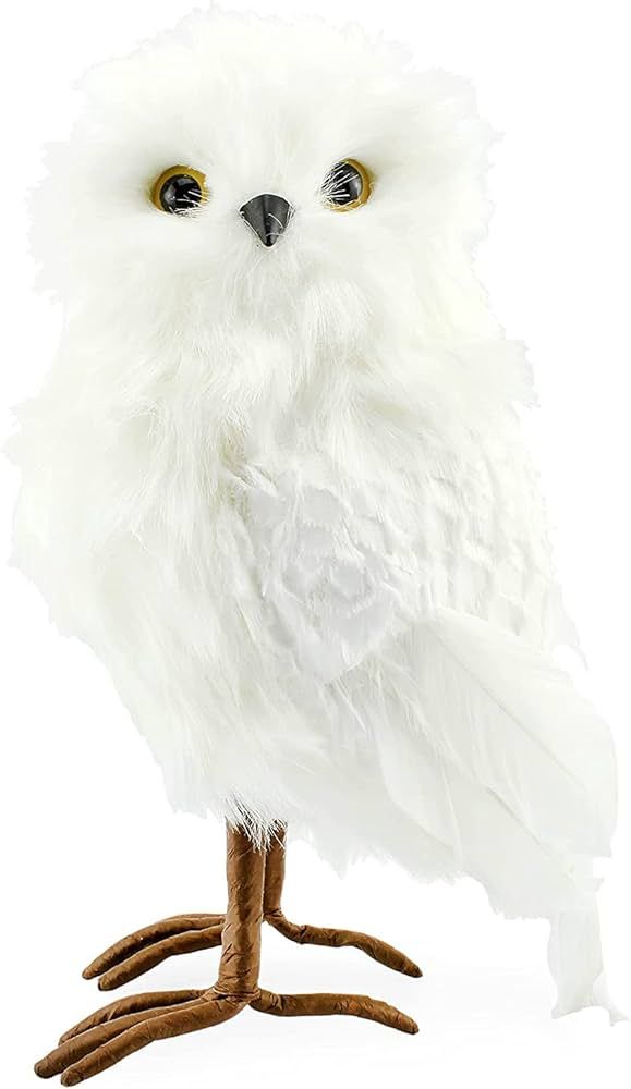 Decorae Fake Stuffed Owl Figure, 10.5-Inch Tall Bird for Craft, Halloween Prop or Christmas Tree ... | Amazon (US)