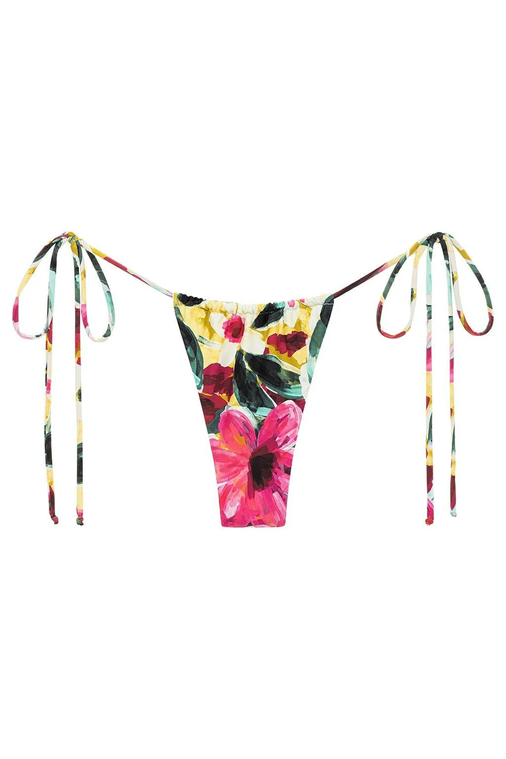 isla floral Brasil Tie-Up Bikini Bottom | Montce