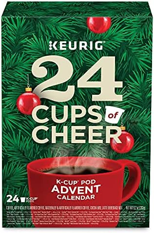 Keurig Advent Calendar Variety Pack, Single Serve K-Cup Pods, 24 Count | Amazon (US)