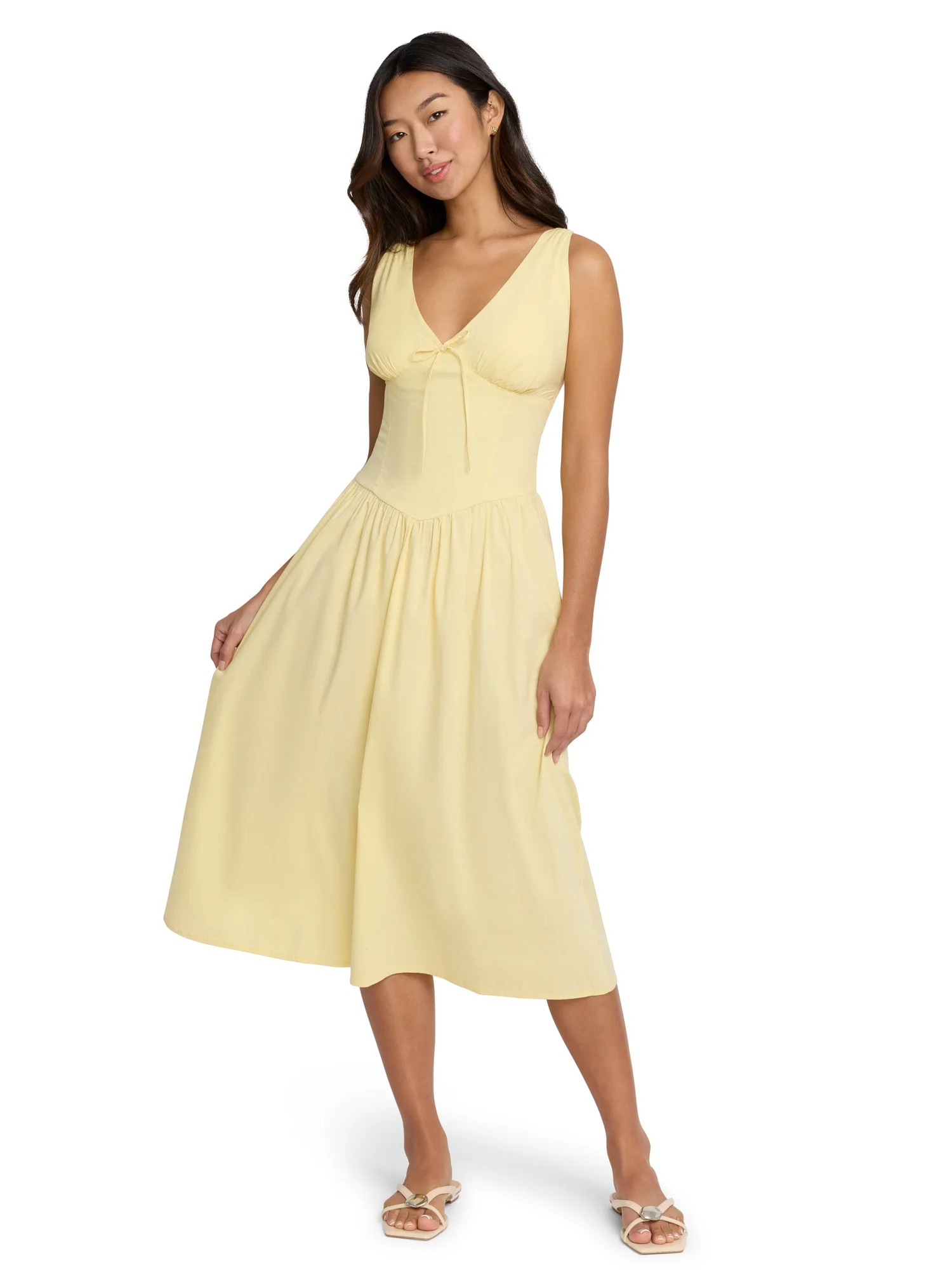 Mills by Millie Bobby Brown Women's Smock Maxi Dress, Sizes XXS-XXL | Walmart (US)