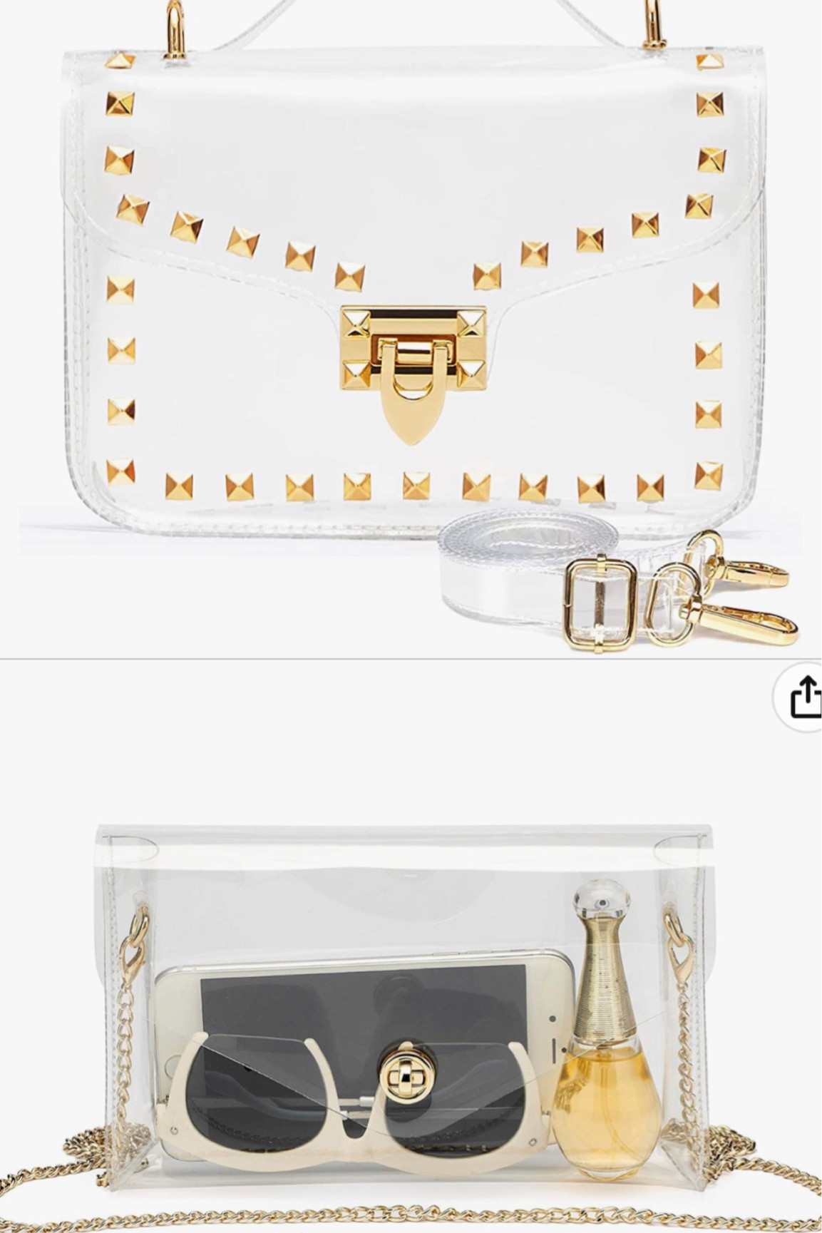 The CUTEST clear bags for concerts, NFL stadium, and any event that has bag restrictions! 

#LTKitbag #LTKunder50 #LTKsalealert