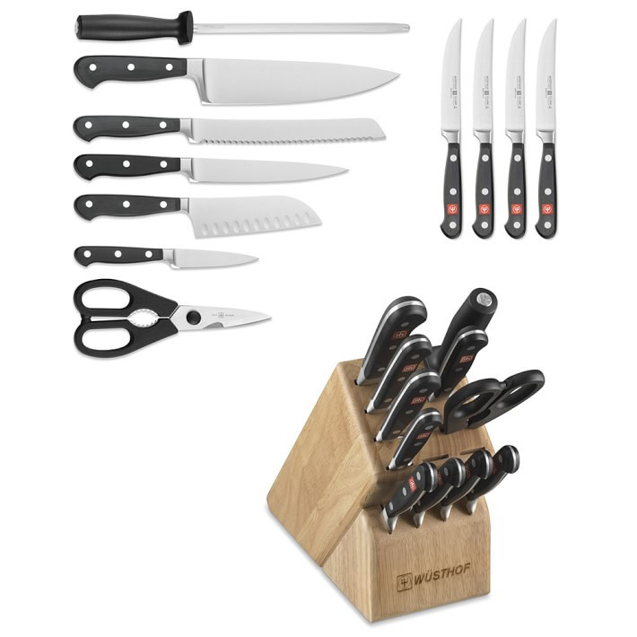 Wüsthof Classic 12-Piece Knife Block Set | Williams-Sonoma