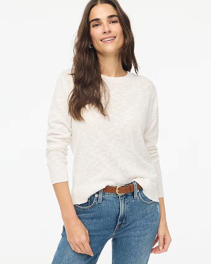 Crewneck beach sweater | J.Crew Factory