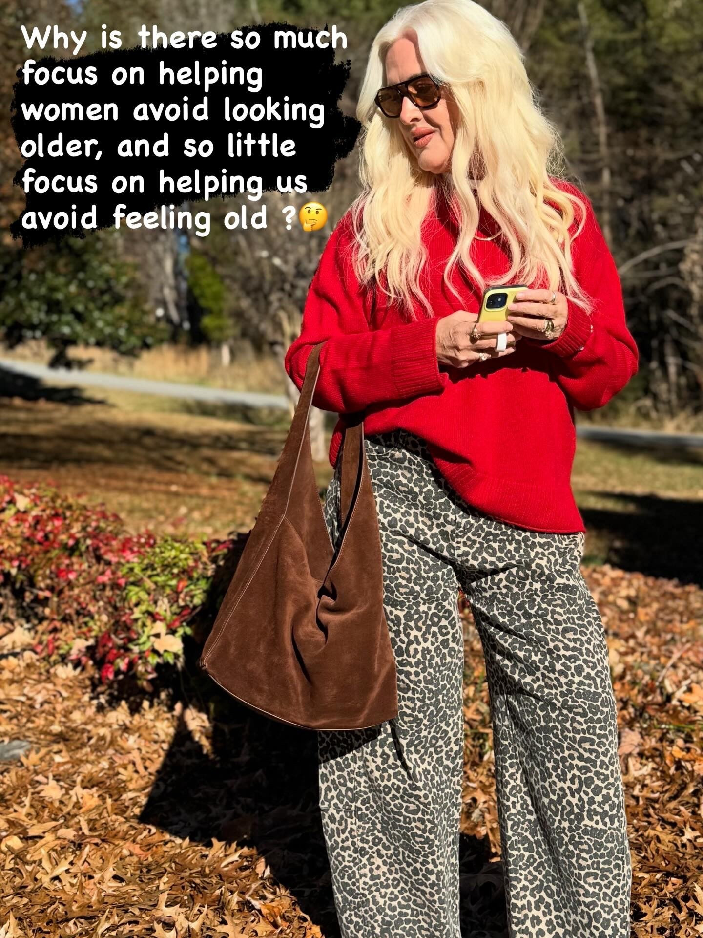 At 60, after cancer, weight loss, and rebuilding my entire life… I don’t want to “look young.”
I want to feel good, feel supported, feel healthy, feel hopeful — and feel like myself.

Midlife isn’t something to hide. It’s something to grow into, with style, purpose, and gratitude.

Tell me below ⬇️
What makes YOU feel younger on the inside?
Movement? Style? Faith? Laughter? Travel? New hobbies? 

Let’s create a space for real women, real conversations, and real life over 40, 50, 60+.women over 50, feeling young again, midlife confidence, reinventing yourself after 50, aging with grace, aging authentically, over 50 lifestyle, midlife style tips, pro-aging movement, real women real style, midlife wellness, mature women fashion, everyday style over 50, women starting over at 60, over 50 community, positive aging, minimalist style over 40, midlife transformation journey